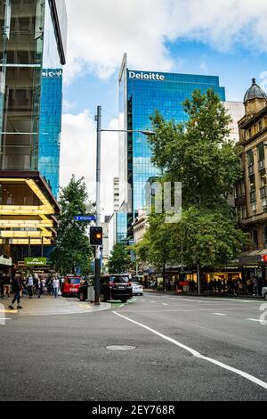 AUCKLAND, NOUVELLE-ZÉLANDE - 07 mars 2018 : photos de la ville d'Auckland en Nouvelle-Zélande pendant une journée ensoleillée d'été Banque D'Images