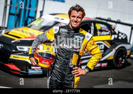 Magnus Gilles (bel), Comtoyou Racing, Audi LMS, portrait lors de la course WTCR 2020 de la FIA en Belgique, 1ère partie de la coupe du monde de la voiture de tourisme 2020 de la FIA, sur le circuit Zolder, du 11 au 13 septembre 2020 à Zolder, Belgique - photo Paulo Maria / DPPI Banque D'Images