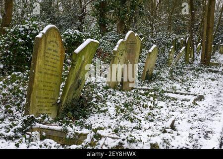 cimetière du parc abney cimetière de londres Banque D'Images