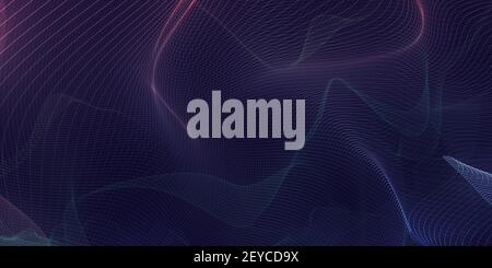 La technologie Digital Marketing Concept Art Abstract Background Banque D'Images