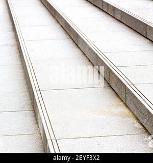 Dans londres monument vieux pas et la ligne ancien marbre Banque D'Images