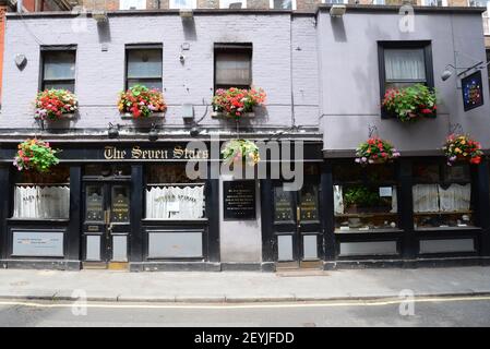 The Seven Stars pub, Holborn, Londres, Angleterre Banque D'Images