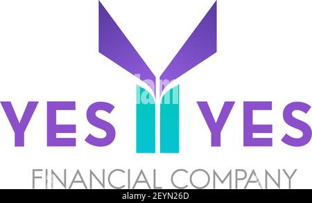 Icône de vecteur de société financière. Concept de recherche, de conseil et de badge vecteur créatif. Emblème moderne accrocheur pour l'organisation financière et commerciale Illustration de Vecteur