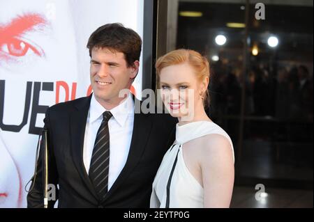 Deborah Ann Woll et Edward 'E.J.' Scott. 30 mai 2012, Hollywood, Californie. HBO 'True Blood' saison 5 Premiere. Crédit photo: Giulio Marcocchi/Sipa USA.