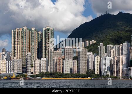 Logement privé de Hong Kong - Ouest Banque D'Images