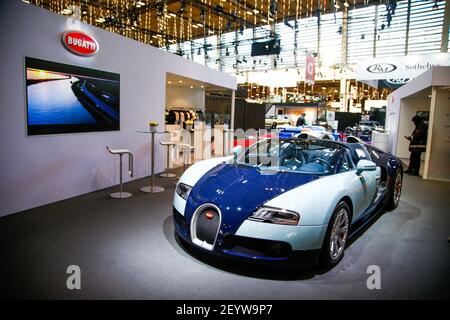 Bugatti Veyron lors du salon de l'auto Retromobile à l'Expo Paris porte de Versailles, du 5 au 9 février 2020 à Paris, France - photo Julien Delfosse / DPPI Banque D'Images