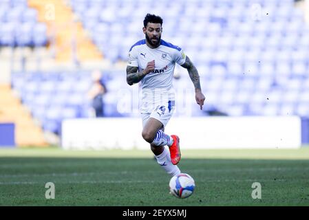 Birkenhead, Royaume-Uni. 06e mars 2021. Kaiyne Woolery de Tranmere Rovers en action. EFL Skybet football League Two Match, Tranmere Rovers v Crawley Town à Prenton Park, Birkenhead, Wirral, le samedi 6 mars 2021. Cette image ne peut être utilisée qu'à des fins éditoriales. Utilisation éditoriale uniquement, licence requise pour une utilisation commerciale. Aucune utilisation dans les Paris, les jeux ou les publications d'un seul club/ligue/joueur.pic par Chris Stading/Andrew Orchard sports Photography/Alamy Live News crédit: Andrew Orchard sports Photography/Alamy Live News Banque D'Images