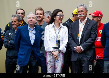 TODT Jean (FRA), Président de la FIA, YEOH Michelle, épouse de Jean Todt, TODT Jean (FRA), Président de la FIA, portrait lors du championnat du monde de Formule 1 de la FIA 2019, Grand Prix de Chine, à Shanghai du 11 au 14 avril - photo Florent Gooden / DPPI Banque D'Images