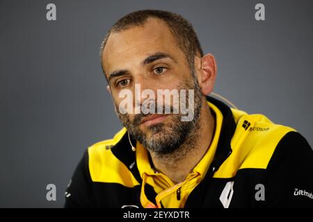 ABITEBOUL Cyril (fr), Directeur général de Renault F1, portrait lors du championnat 2019 de Formule 1 à Melbourne, Australie Grand Prix, du 14 au 17 mars - photo Florent Gooden / DPPI Banque D'Images