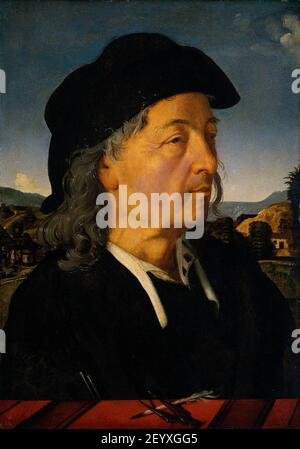 Piero di Cosimo - Portrait de Giuliano da Sangallo (1445-1516), fils de Francesco Giamberti Banque D'Images