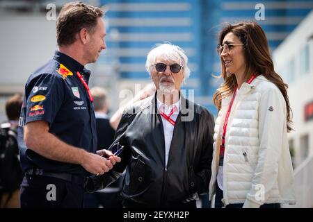 ECCLESTONE Bernie (gbr), ancien PDG de Formula One Group, portrait lors du Championnat du monde de Formule 1 2019, Grand Prix d'Azerbaïdjan du 25 au 28 avril à Bakou - photo Antonin Vincent / DPPI Banque D'Images