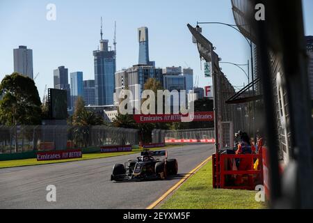 08 GROSJEAN Romain (FRA), Haas F1 Team VF-19 Ferrari, action pendant le championnat 2019 de Formule 1 à Melbourne, Australie Grand Prix, du 14 au 17 mars - photo DPPI Banque D'Images