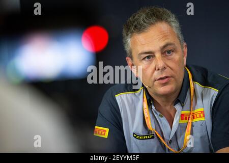 ISOLA Mario (ita), Motorsport Racing Manager de Pirelli, portrait conférence de presse pendant le championnat du monde de Formule 1 FIA 2019, Grand Prix d'Espagne, à Barcelone Catalunya du 10 au 12 mai - photo Antonin Vincent / DPPI Banque D'Images