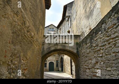 Vue extérieure du musée des Alpilles de style Renaissance, monument historique de Saint-Rémy-de-Provence, Bouches-du-Rhône France. Banque D'Images