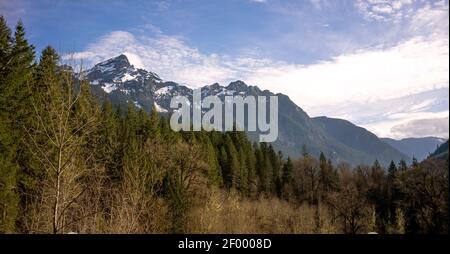 White Chuck Mountain North Cascade Range Baker Snoqualmie National Forest Banque D'Images