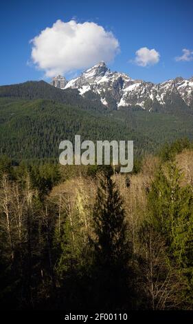 White Chuck Mountain North Cascade Range Baker Snoqualmie National Forest Banque D'Images