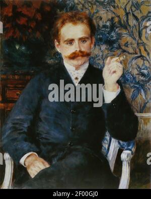 Pierre-Auguste Renoir - Albert Cahen d'Anvers. Banque D'Images