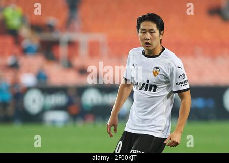 Lee Kang-in de Valencia CF pendant le championnat espagnol la liga football match entre Valence et Villarreal le 5 mars 2021 à l'Estadio de Mestalla à Valence, Espagne - photo Maria Jose Segovia / Espagne DPPI / DPPI / LiveMedia Banque D'Images