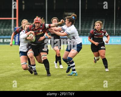 Londres, Royaume-Uni. 06e mars 2021. Action formulaire jeu d'aujourd'hui entre Saracens et Bristol Bears crédit: SPP Sport presse photo. /Alamy Live News Banque D'Images