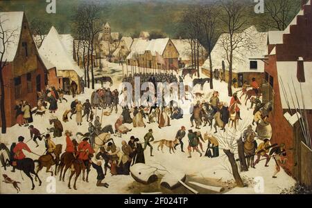 Pieter Brueghel de Jonge (1564 - 1637-38) Kindermoord à Bethléem - Alte Pinakothek 25-01-2017 16-35-34. Banque D'Images