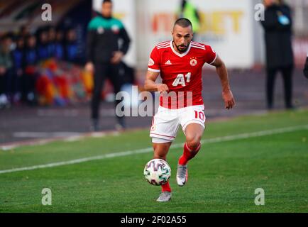 6 mars 2021: Georgi Yomov de CSKA Sofia pendant CSKA Sofia et Lokomotiv Plovdiv sur le stade Balgarska Armiya, Sofia, Bulgarie. Prix Kim/CSM Banque D'Images