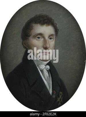 Pieter de Riemer (1769-1831) porte Johannes Hari. Banque D'Images