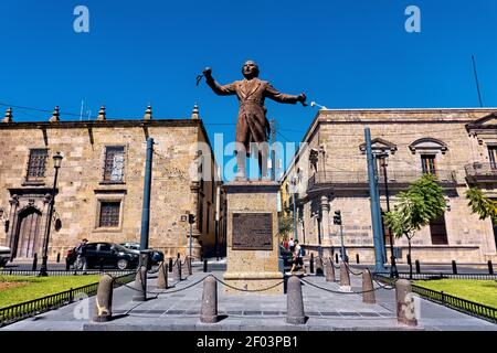 Monument à Miguel Hidalgo, Guadalajara, Jalisco, Mexique Banque D'Images