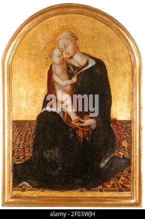 Pietro di Giovanni d'Ambrogio, Madonna dell'Umilta, 1435-40, Mamiano di Traversetolo (Parme), Fondazione Magnani Rocca. Banque D'Images