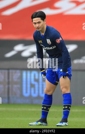 Sheffield, Royaume-Uni. 06e mars 2021. Takumi Minamino #19 de Southampton pendant le match à Sheffield, Royaume-Uni le 3/6/2021. (Photo de Mark Cosgrove/News Images/Sipa USA) crédit: SIPA USA/Alay Live News Banque D'Images