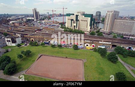 Vauxhall Pleasure Gardens, Lambeth, Londres, Angleterre, 1999 Banque D'Images