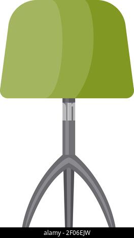 Lampe de table isolé sur fond blanc Illustration de Vecteur