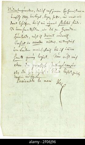 Pismo Jerneja Kopitarja Žigi Zoisu; Dunaj, 7. 4. 1813 (4). Banque D'Images