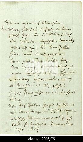 Pismo Jerneja Kopitarja Žigi Zoisu; Dunaj, 21. 4. 1813 (3). Banque D'Images