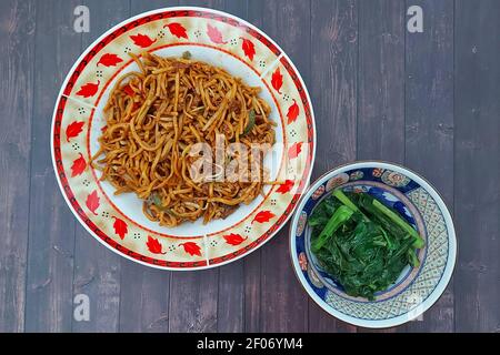 Mie Goreng Buntut, Oxtail Fried Noodle, Imperial Food, Jakarta, Indonésie Banque D'Images