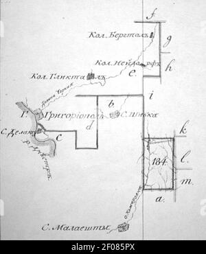 Plan Glueckstal. Banque D'Images