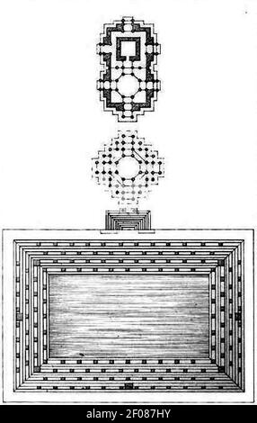 Plan Modhéa Temple du Soleil Gujarat Inde. Banque D'Images