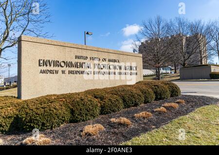 Cincinnati, OH - 27 février 2021 : United States Environmental protection Agency Andrew W. Breidenbach Environmental Research Center Banque D'Images