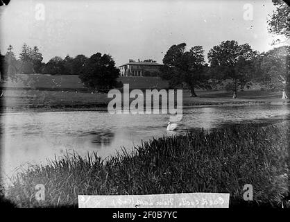 PLAS Coed-coch et lac, Betws-yn-Rhos Banque D'Images