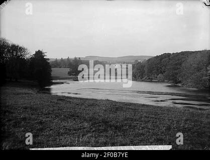 PLAS Coed-coch et lac, Betws-yn-Rhos Banque D'Images