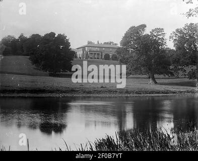 PLAS Coed-coch et lac, Betws-yn-Rhos Banque D'Images