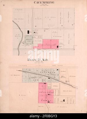 Livre de Plat du comté de Greene, Missouri compilé à partir des