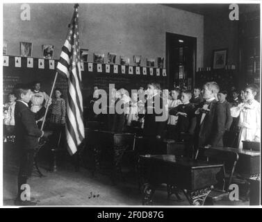 Serment d'allégeance au drapeau, 8e Division Banque D'Images