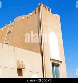 En oman nouveau bâtiment de brique de maison Banque D'Images