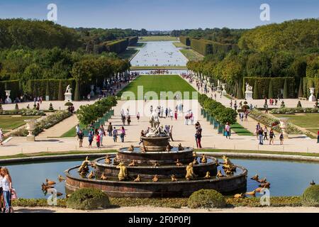 château de versailles Banque D'Images