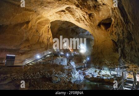 Grotte de Hwanseon (province de Gangwon, Corée du Sud) Banque D'Images