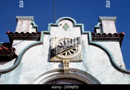 Salle d'exposition de Studebaker logo de Studebaker route 40 West Atlantic City New Jersey ca. 1979 Banque D'Images