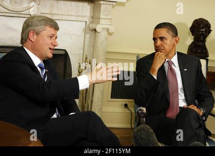 obama rencontre harper