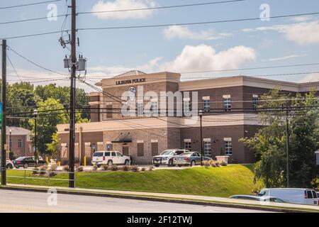 Comté de Gwinnett, GA / Etats-Unis - 07 09 20: Département de police de Lilburn Banque D'Images