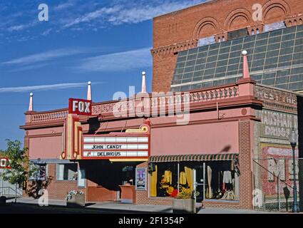 Fox (West) Theatre - main Street - Trinidad - Colorado ca. 1991 Banque D'Images