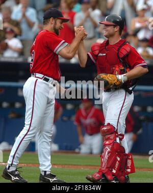 Atlanta Braves Dan Uggla is seen sat he Braves play the Washington  Nationals at Nationals Park on August 6, 2013 in Washington, D.C. UPI/Kevin  Dietsch Stock Photo - Alamy